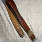 52" Whitman Shaped Leather Girth - Image 2
