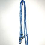 Blue Braided Roping Reins