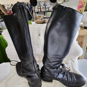 Ariat Women's Heritage Contour II Zip Field Boot - Black