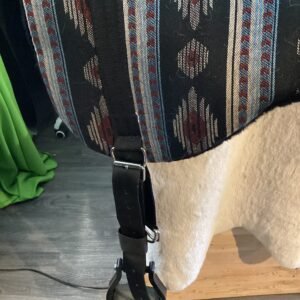 Bareback Pad Blue With Stirups