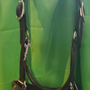 Black Leather Halter