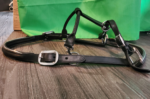 Black Leather Halter