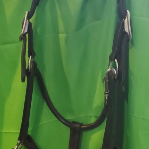 Black Leather Halter