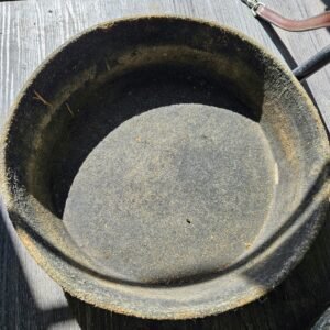 Black Rubber Feed Tub