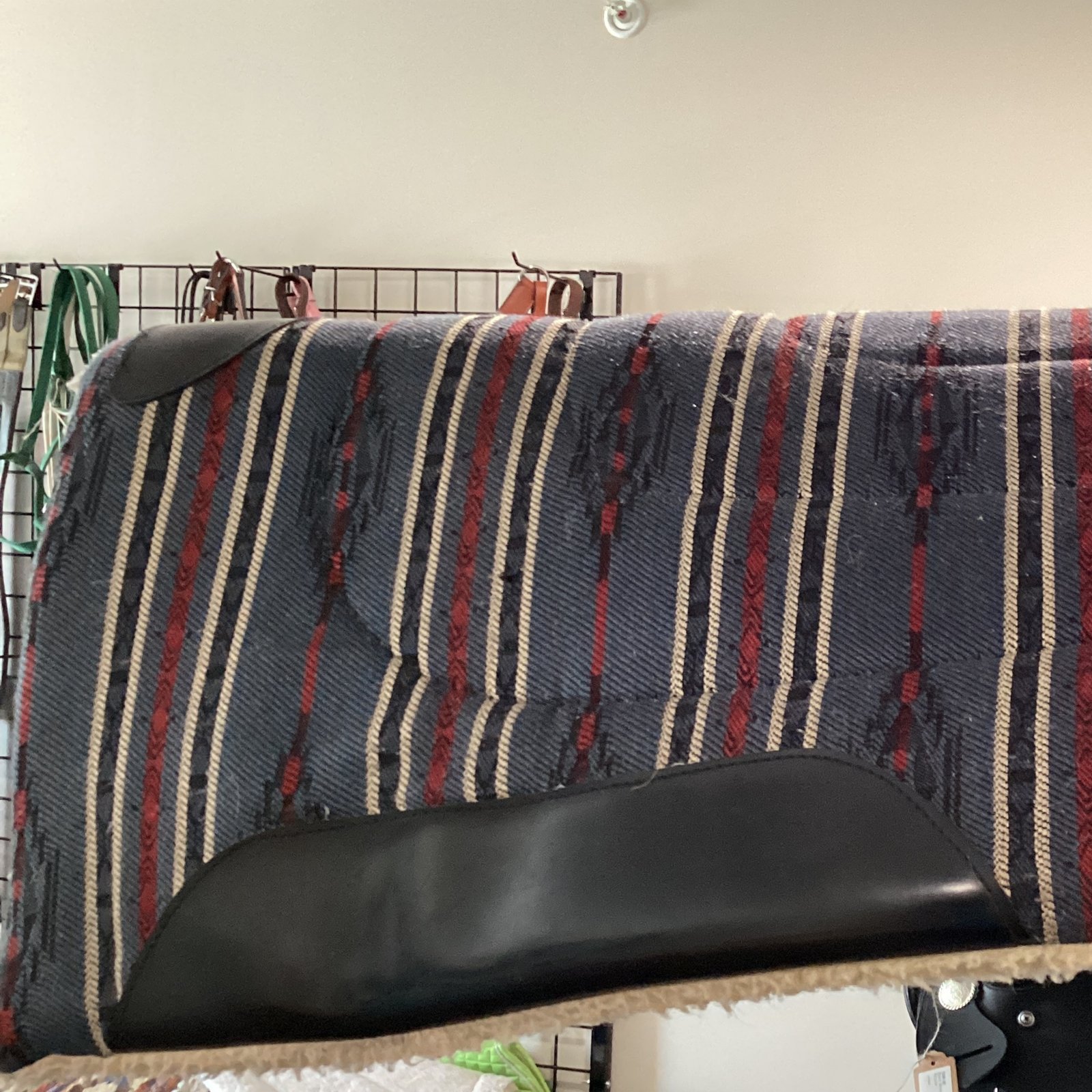 Blue/Burgundy Saddle Pad Blue/Burgundy Saddle Pad