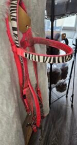 Bridle Pink Nylon with Bit