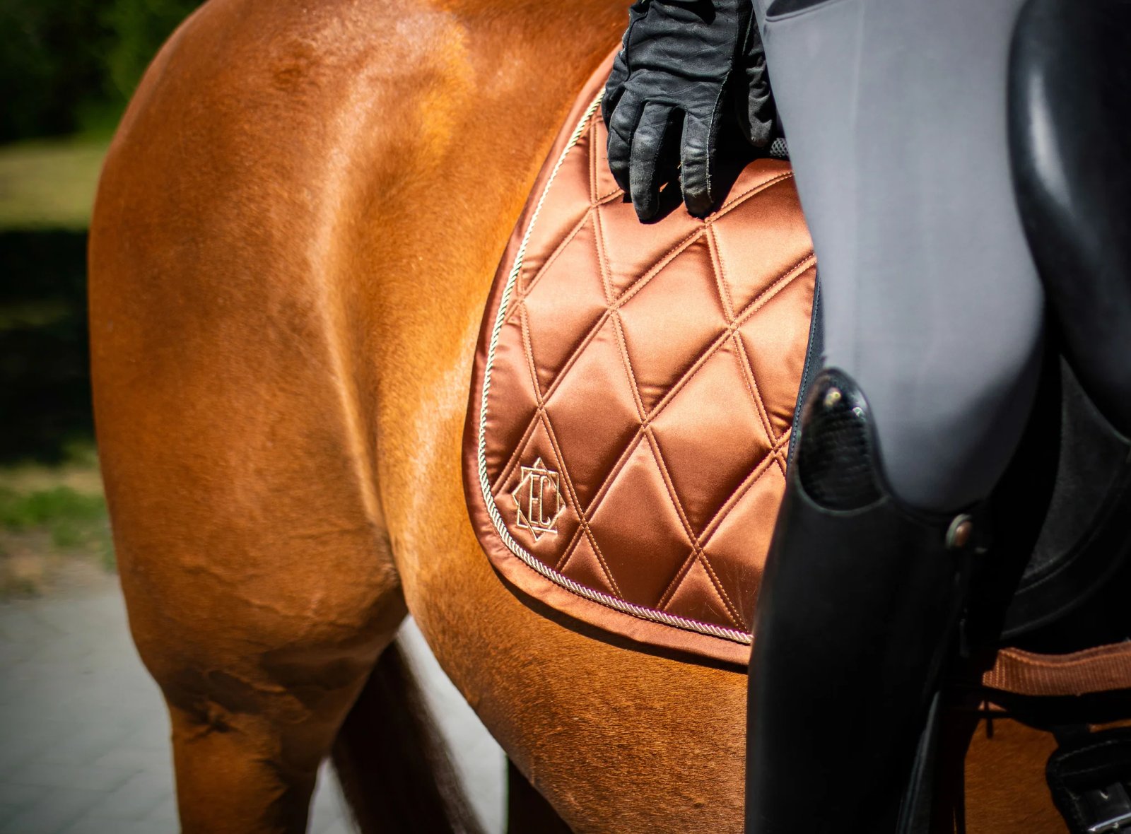 Cashmere Brown Dressage Pad Cashmere Brown Dressage Pad