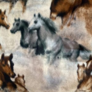Cooler Horses Print Medium With Neck