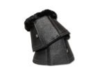 Dark Obsidian Black Bell Boots