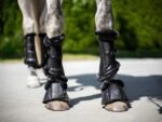 Dark Obsidian Black Brush Boots