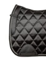 Dark Obsidian Black Dressage Saddle Pad