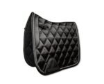 Dark Obsidian Black Dressage Saddle Pad