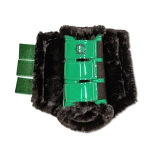 Emerald Green Brush Boots