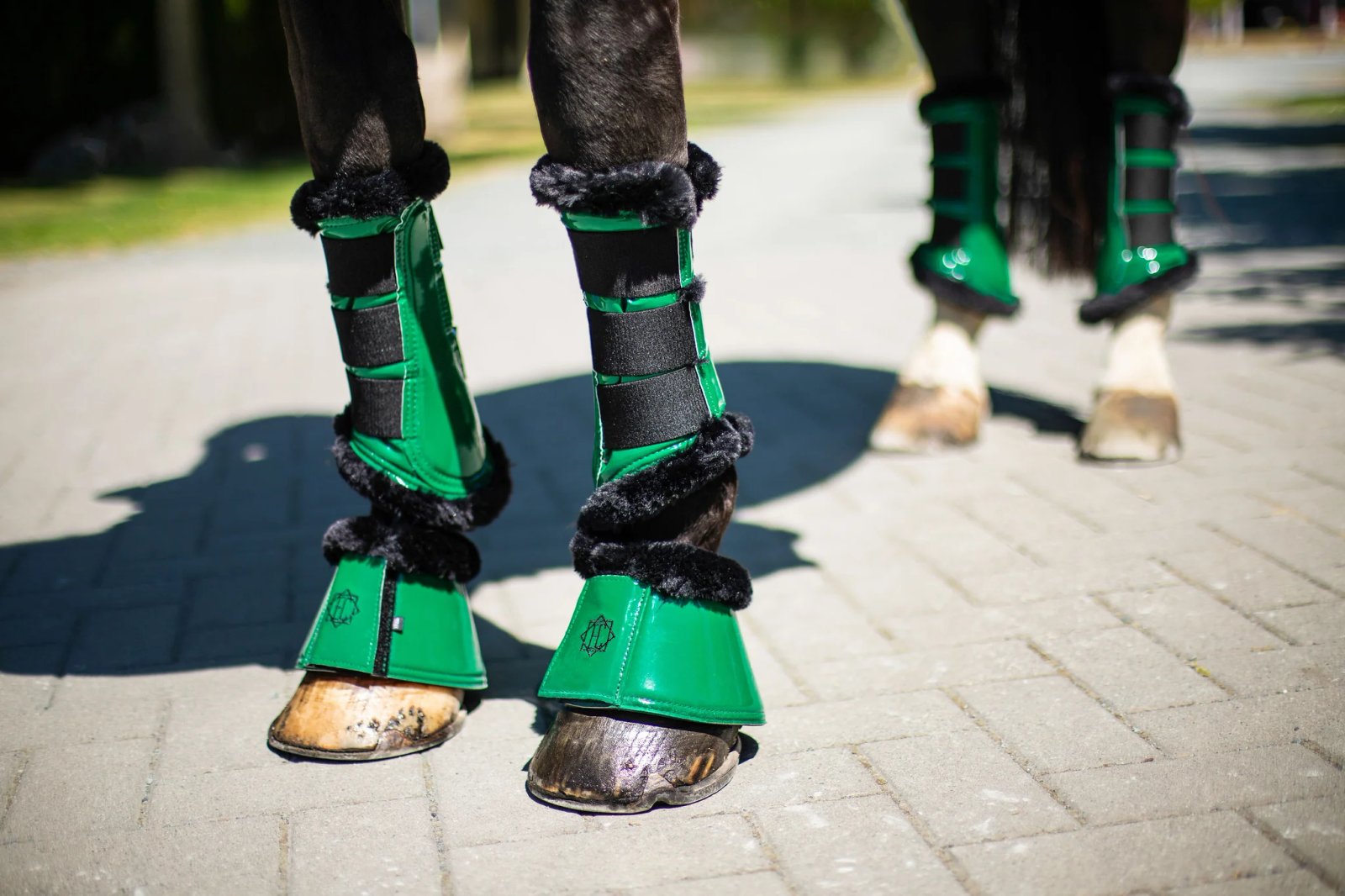Emerald Green Brush Boots Emerald Green Brush Boots