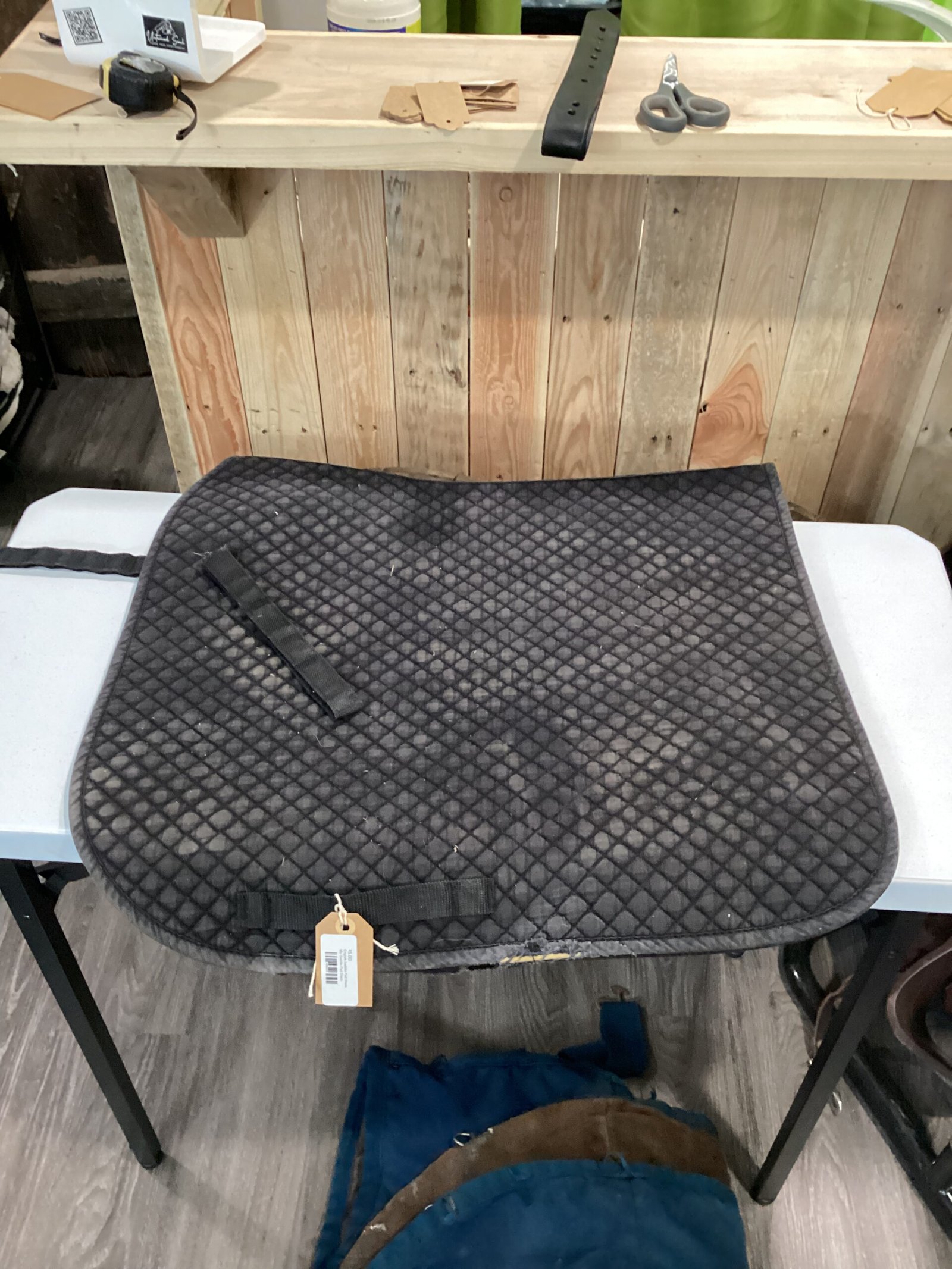English Saddle Pad Black English Saddle Pad Black