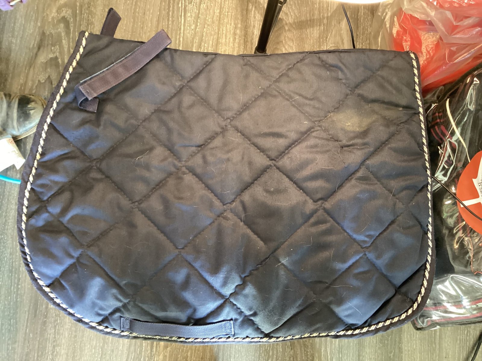 English Saddle Pad Blue English Saddle Pad Blue
