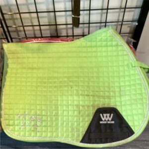 English Saddle Pad Lime Green