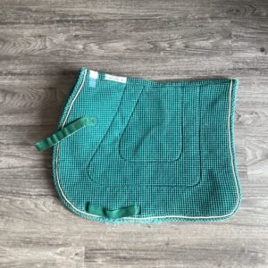 Genuine Roma Air Flow Green English Saddle Pad