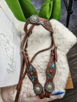 Headstall Blue Accents