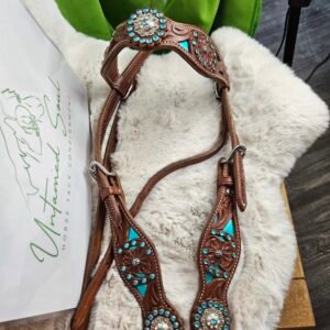 Headstall Blue Accents