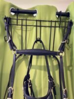Headstall Reins breast Collar Black Gold