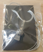 Horseshoe Nail and Bead Charm Pendant