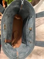 Leather Purse- Teal Brown