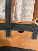 Leather Purse-Yellow/Black(Antique)