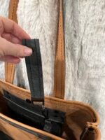 Leather Purse-Yellow/Black(Antique)