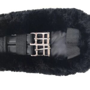 Leveza Sheepskin Dressage Girth - Black