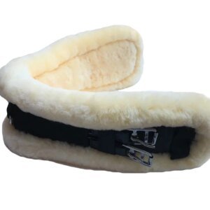 Leveza Sheepskin Dressage Girth - Natural
