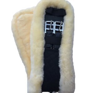 Leveza Sheepskin Dressage Girth - Natural