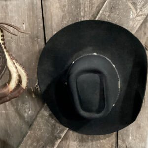 Mht 6 7/8 Western cowboy hat Black