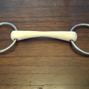 NATHE Standard Loose Ring Pony Snaffle 16 mm (no Steel Core) 110MM - 4 3/4"