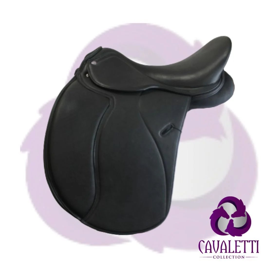 New Cavaletti Collection Covered Dressage Saddle New Cavaletti Collection Covered Dressage Saddle