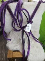 Nylon Bridle/Breast Collar/Reins Purple
