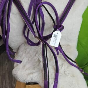Nylon Bridle/Breast Collar/Reins Purple