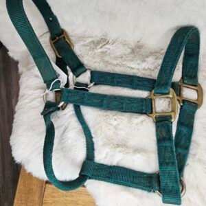 Nylon Halter Average Horse Green
