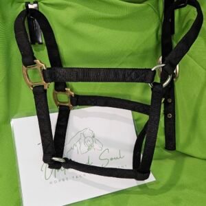 Nylon Halter Black Burwash