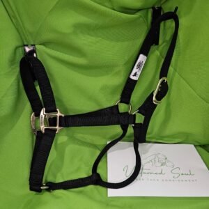 Nylon Halter Black LG Horse