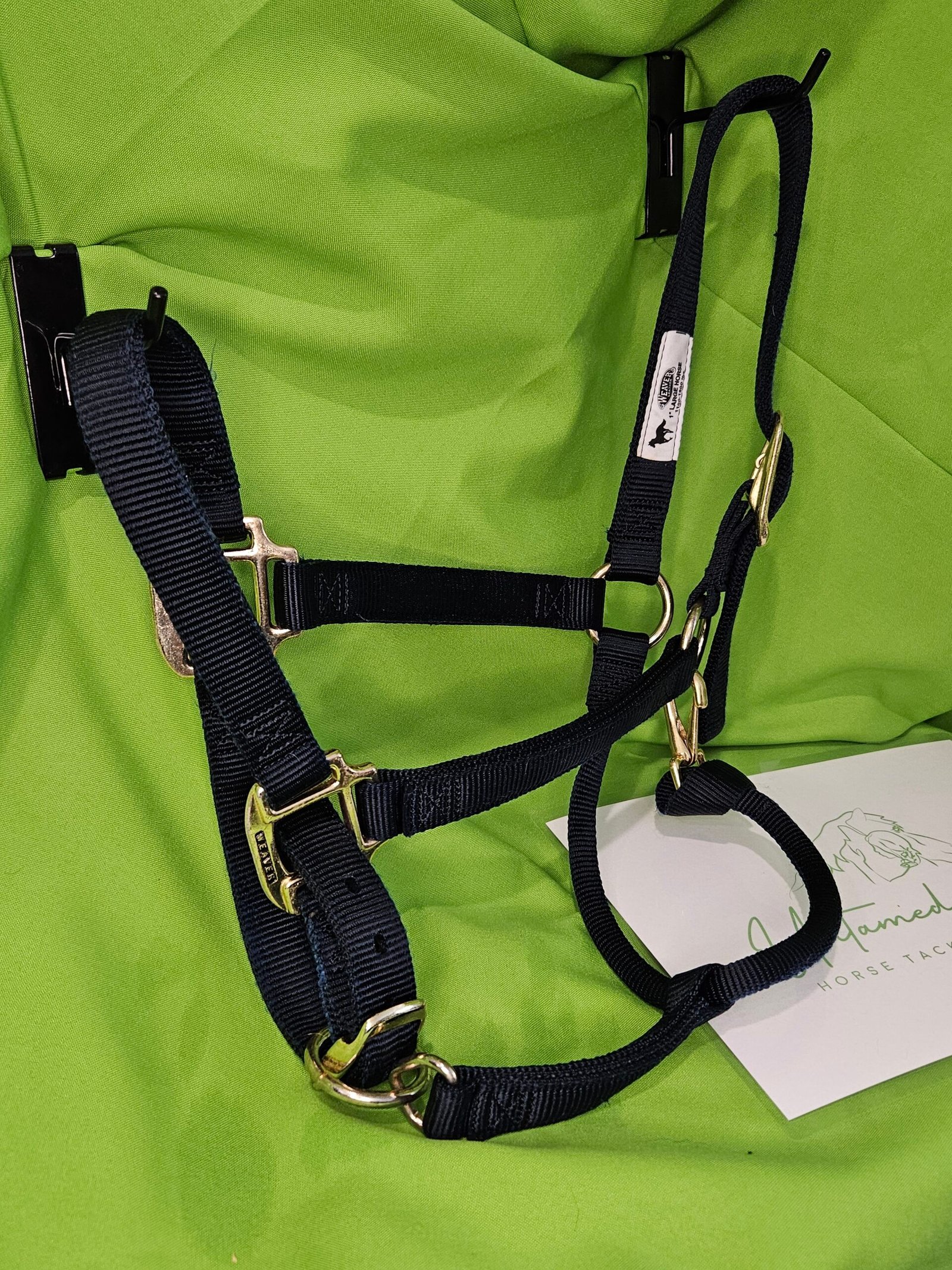Nylon Halter Blue LG horse Nylon Halter Blue LG horse
