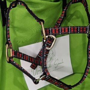 Nylon Halter Blue/Red