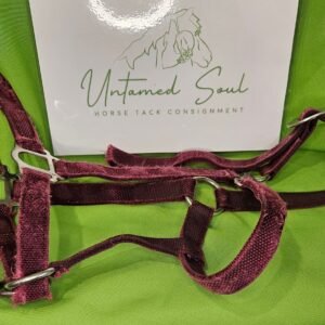 Nylon Halter Burgundy