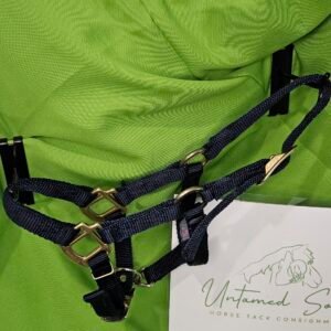 Nylon Halter Dark Blue Foal
