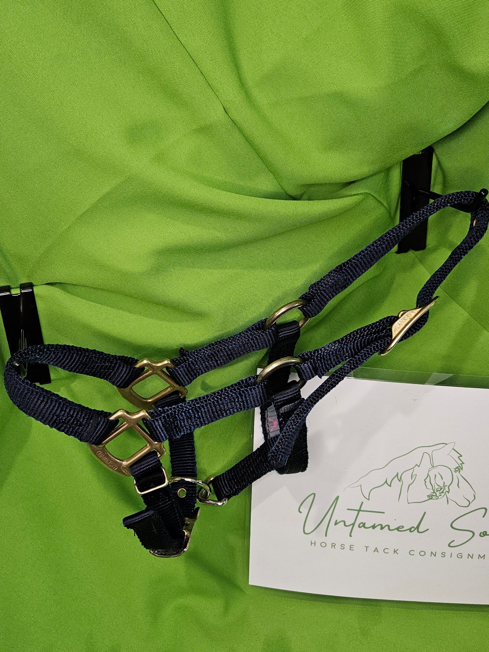 Nylon Halter Dark Blue Foal Nylon Halter Dark Blue Foal