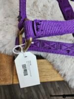 Nylon Halter Full Horse Purple