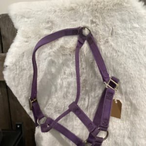 Nylon Halter Purple with Cheek Snap
