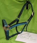 Nylon Halter Teal Black