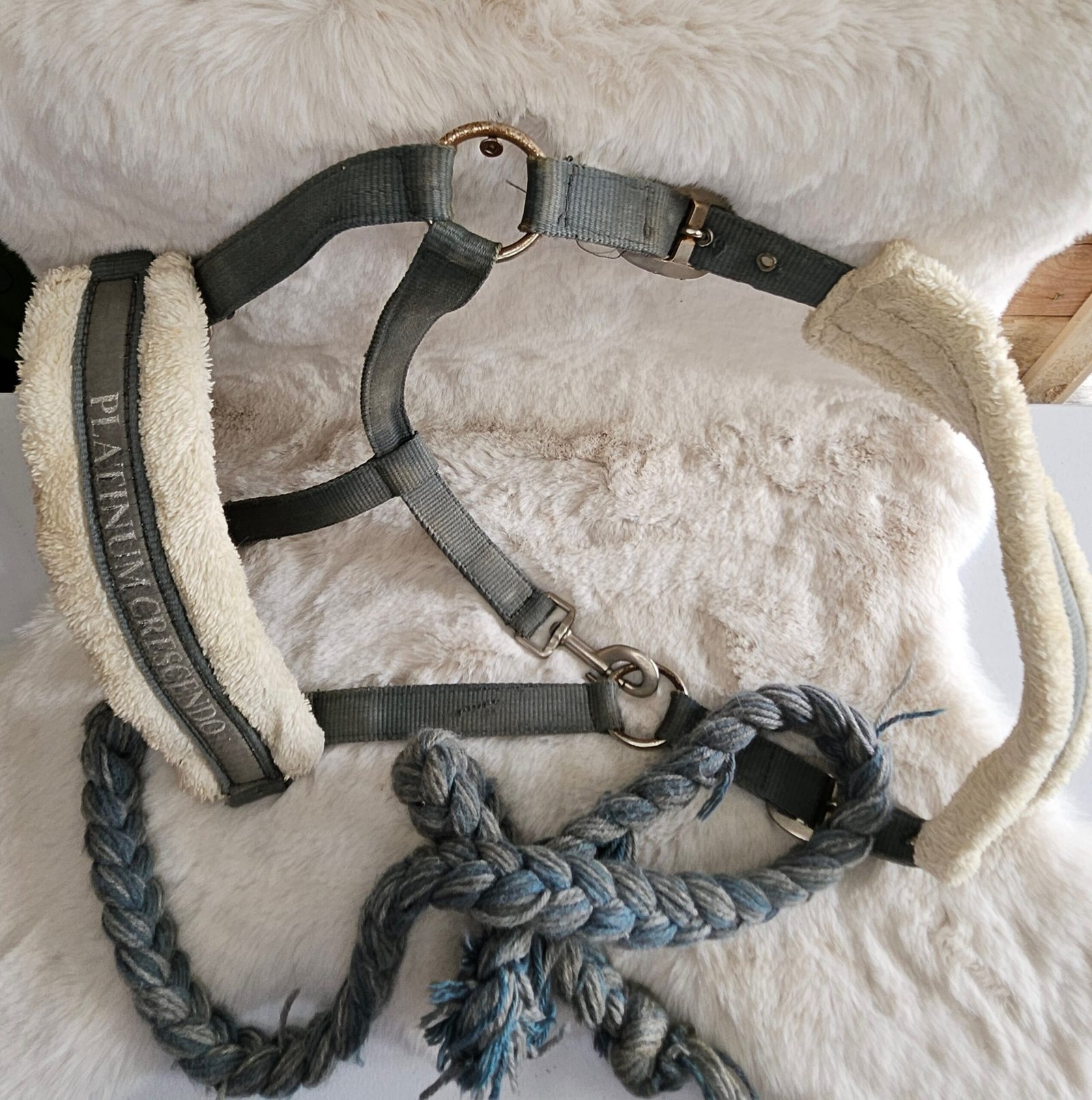 Nylon Halter with Fuzz Nylon Halter with Fuzz