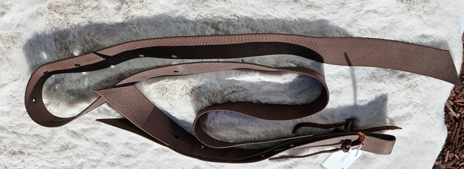 Nylon Latigo and Billet Brown Nylon Latigo and Billet Brown